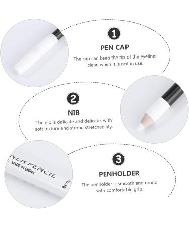 TOVINANNA 60 Pcs Eyeliner Pencil Eyebrow Liner Pen Eyebrow Makeup Pen Lip Liner Wooden Pole Makeup Set Active - Buy Online on GoSupps.com