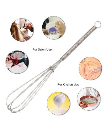 Zroven Stainless Steel Whisk Stirrer - Professional Hair Color Mixer for Salon & Barber Use - Buy Online on GoSupps.com