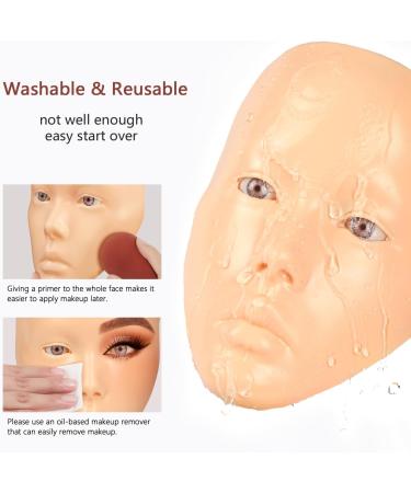 makeup practice face (White) - Buy Online on GoSupps.com