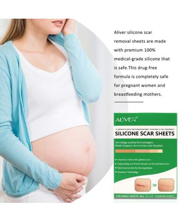 8pcs Silicone Scar Stickers for Effective Scar Repair | Lighten Caesarean Section Scars - International Shipping Available - Buy Online on GoSupps.com