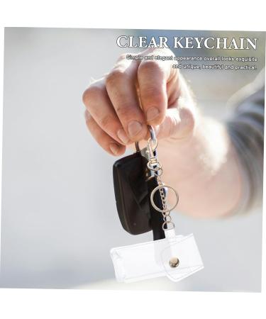 FOYTOKI Lipstick Keychain 2 Lip Gloss Holders PVC Lipstick Case for Easy Access Elegant Look Random Color - Buy Online on GoSupps.com