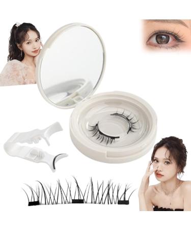 Enjuvie Magnetic Eyelashes DOLCELOVE Magnetic Eyelashes DALAREY Magnetic Lashes Reusable Self-Adhesive Eyelashes Natural Look 3D Natural Look False Lashes Self Adhesive Eyelashes. (03)