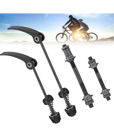 Buy Lohill Bicycle Hollow Shaft Quick Tensioner Set - Front & Rear Wheel Axles for 20 to 28 Bikes (Black) - Fast International Shipping - Buy Online on GoSupps.com