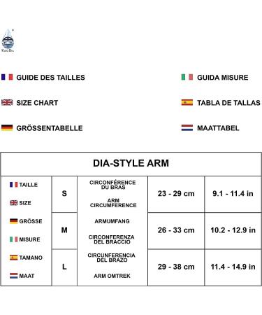 Dia-Style Freestyle Libre 2 Fixation Strap | Elastic Armband for CGM Blood Glucose Sensor | Size L (29-38 cm) - International Shipping - Buy Online on GoSupps.com