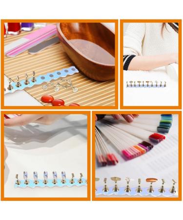 Beavorty 2 Sets Acrylic Nail Stand for Press on Nails Display Fake Nails Holder Nail Tips Stand Fingernail DIY Nail Base for Home Salon Supplies - Buy Online on GoSupps.com