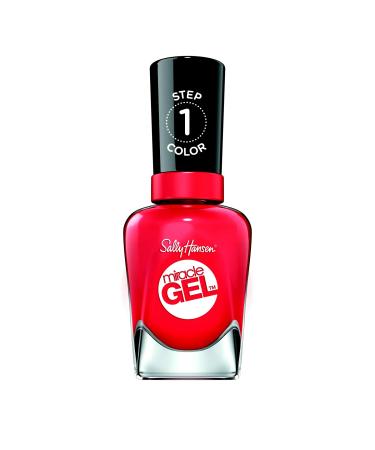 Sally Hansen Miracle Gel Nail Polish, Shade Poppy Patch 434 (Packaging May Vary)