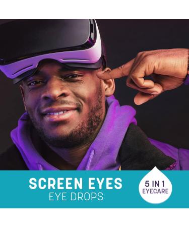 TheraTears Screen Eyes Eye Drops 10ml - Relieves, Refreshes, and Whitens Dry, Red, or Irritated Eyes - Contact Lens Friendly | 5-in-1 Eye Care - Buy Online on GoSupps.com