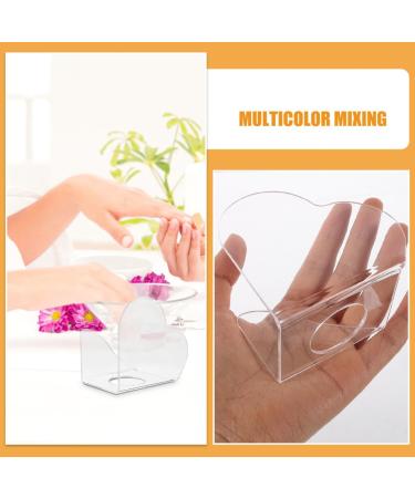  VALICLUD VALICLUD Acrylic Nail Art Palette Heart-Shaped Makeup Mixing Plate Polish Mixing Tray - Buy Online on GoSupps.com