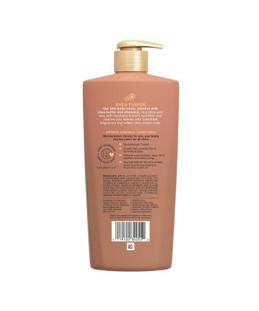 Jergens Shea Fusion Warm Amber Body Lotion Moisturizer with Shea Butter & Vitamin E 14 Fl Oz - Buy Online on GoSupps.com