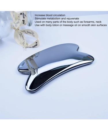 Terahertz Stone Gua Sha Scraper | Lymphatic Drainage Tool for Facial Care | Reduce Wrinkles & Puffiness | Soreness & Migraine Relief - Buy Online on GoSupps.com