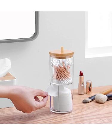 Premium Cotton Pads Container Box | Stylish Swab Holder & Storage Solution for Living Room Bedroom & Bathroom - Buy Online on GoSupps.com