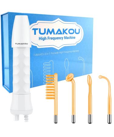 TUMAKOU Portable High Frequency Facial Machine - High Frequency Face Skin Wand Device