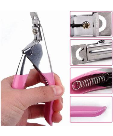 LIBPOOK Professional Stainless Steel Nail Art Acrylic UV Gel False Tips Edge Finger Clipper Cutter Manicure Tool - Buy Online on GoSupps.com
