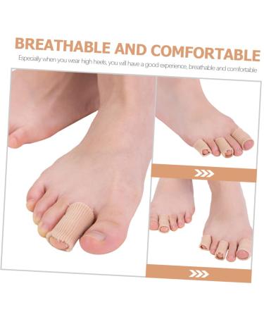 Healifty Soft Cushion Fabric Finger and Callus Protectors - Pack of 10, Elastic, Anti-friction, Breathable, Portable - Daily Use Protective Cushions for Hammer Toes and Calluses - Buy Online on GoSupps.com