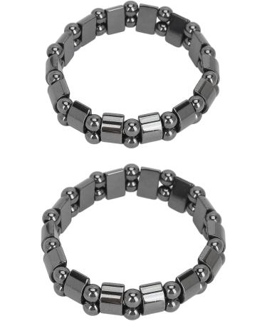 Pack of 2 Magnetic Health Bracelets - Ion Release & Blood Sugar Balance for Seniors - Buy Online on GoSupps.com