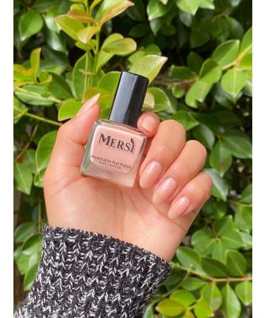 Mersi Cosmetics Breathable Halal Nail Polish - Vegan & Cruelty-Free (Pink Sand) - Buy Online on GoSupps.com