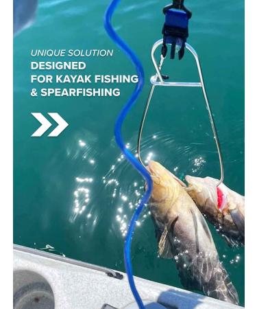 Rogue Endeavor Stainless Steel Spearfishing Stringer with Big Game Clip - Heavy Duty 60 lbs Capacity for Spearfishing, Kayak Fishing & Scuba Diving - Buy Online on GoSupps.com