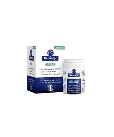 Canosept joint tablets dog - unique recipe: with green lip shell dog glucosamine omega 3 dog - joint & bone protection for dogs - excellent acceptance - osteoarthritis dog - 20 tablets joint tablets 20 pieces.
