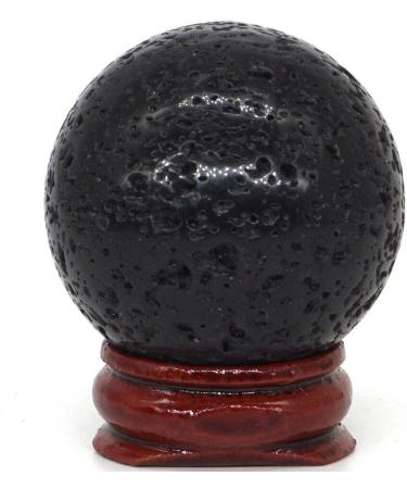 40mm Natural Gemstone Volcanic Reiki Therapy Ball | Massage & Crystal Decor - International Shipping - Buy Online on GoSupps.com