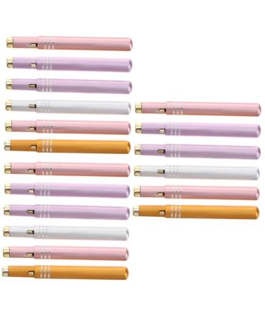 18 Pcs Retractable Lip Brush Cosmetics Brush Lipstick Brush Retractable Eyeshadow Applicator Makeup Brush Multifunctional Brush Makeup Tool Professional Lip Brush Makeup Accessory