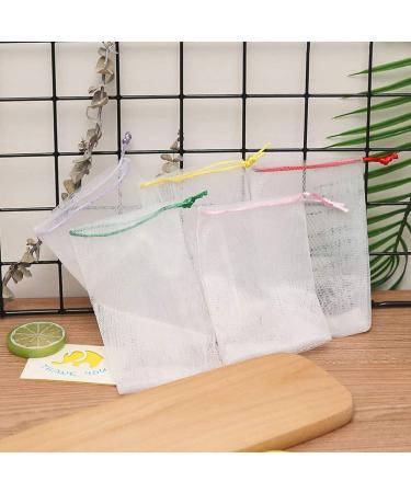 10-Piece Foam Soap Bag Set | Facial Cleaning Accessories | Soap Foaming & Body Peeling | Random Color - Buy Online on GoSupps.com