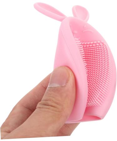  BIUDECO 4 Pieces Cleansing Brush Rabbit Ears Hand Massager Facial Cleansing Brush Facial Massager Facial Cleanser Detergent Miss Face Silica Gel - Buy Online on GoSupps.com