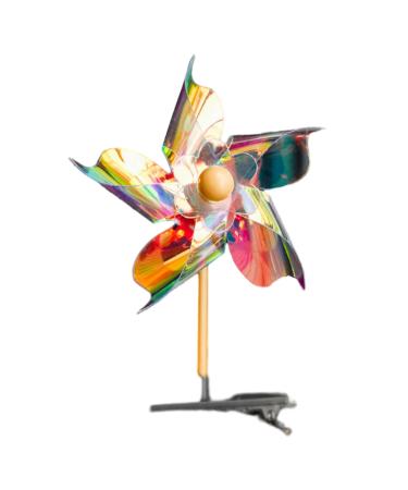 Colorful Windmill Duckbill Hair Clip New Year Headwear For Children Taking Photo Birthday Christmas Hairpin Festival Ha
