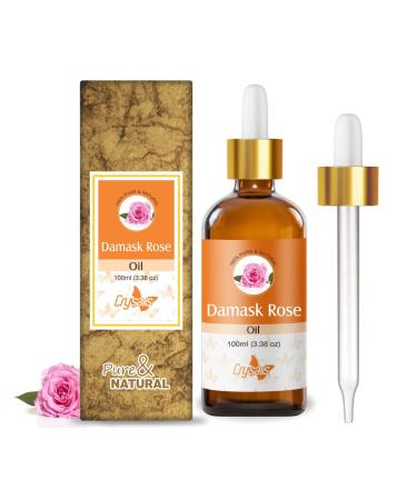 Crysalis Damask Rose (Rosa damascena) Oil - 3.38 Fl Oz (100ml) Damask Rose 3.38 Fl Oz (Pack of 1)