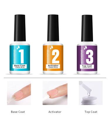 Dipping Powder Nail Set - Roseflower 6 Nude Colors & Red Purple | DIY Manicure Kit | Long-lasting 3 Weeks - Buy Online on GoSupps.com