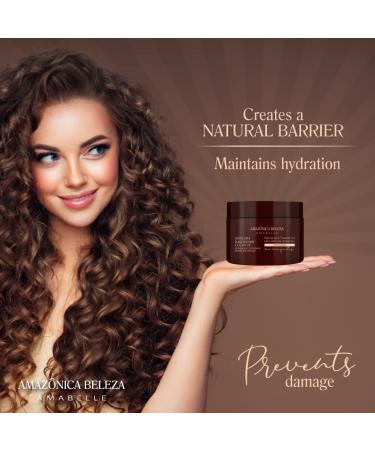 AMAZONICA BELEZA Coconut Hair Mask - Repairs Damaged Hair Restores Proteins Sulfate & Paraben Free 10 Oz - Healthy Vital Results for All Hair Types - International Shipping Available - Buy Online on GoSupps.com