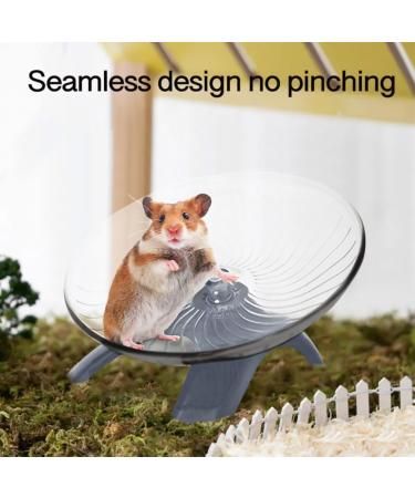 Silent Hamster Wheel Hamster Flying Saucer Plastic Running Wheel Playing Toy Hamster Exercise Sports Wheel Cage Decoration for Gerbils Squirrels Guinea Pig Syrian Small Animals Pets - Buy Online on GoSupps.com
