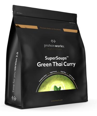 Protein Works - Super Soups Thai Green Curry Instant Soup Under 230 Calories Nutritious Meal in Under 5 - Buy Online on GoSupps.com