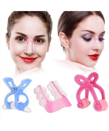 3 Pieces Nose Clip Set - Silicone Nose Lifting & Slimming Tools for Women | Beauty Clips & Massagers - International Shipping - Buy Online on GoSupps.com
