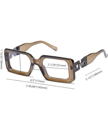 SOOLALA The Reading Glasses Company Blue Light Blocking Womens Reading Glasses Tea 1.75 x - Buy Online on GoSupps.com