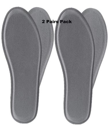 Memory Foam Insoles Shoe Inserts for Women  Comfort Cushioning Inner Soles Shoe Liners for Sneakers Sport Shoes Work Boots  2 Pairs (Women 10.5/ Men 9.5)