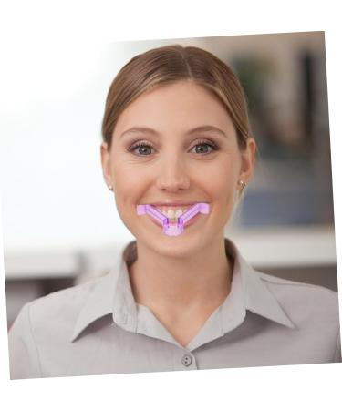 BELLIFFY Lip Muscle Trainer Lips Lips Trainer Mouth Trainer Face Exerciser Mouth Muscle Tightener Lip Exerciser Mouth Tightener Lips Muscle Exerciser Lips Shaper 9.30X7.70X1.50CM Purple - Buy Online on GoSupps.com