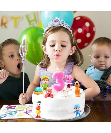 Pocoy0 Toys Set 7 PCS Cake Topper Mini Action Figures - Cartoon Characters Playset for Kids - Party Supplies Decorations - Buy Online on GoSupps.com