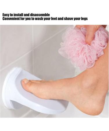 Shower Foot Support ABS+Silicone Shower Foot Rest Light Weight with Suction Cup for Bathroom - Buy Online on GoSupps.com
