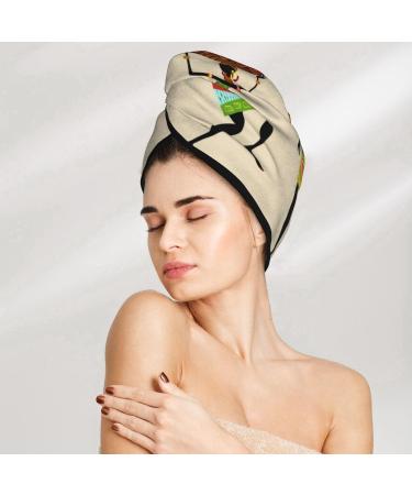 Super Absorbent Microfiber Hair Towel for African Women | Coral Velvet Wrap for Long Curly & Thick Hair - Buy Online on GoSupps.com