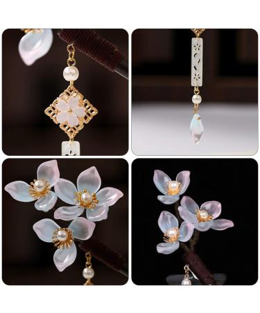 Buy Minkissy Vintage Hair Chopsticks - Chinese Hair Decor with Crystal Flower Tassel | Elegant Hair Sticks for Women - Buy Online on GoSupps.com