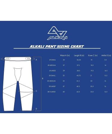 Alkali Recon Roller Hockey Pants - Medium Black/White | Senior, Adult, Junior, Kids Sizes - Buy Online on GoSupps.com
