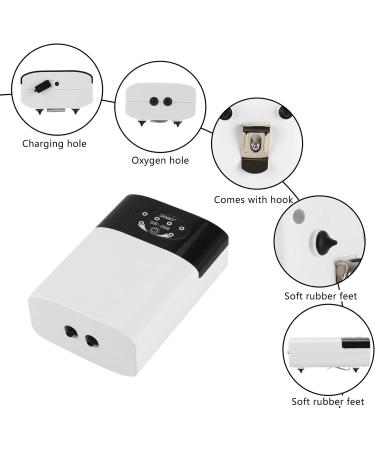 Iwilcs Portable Aquarium Air Pump - USB Oxygen Pump Quiet Membrane Pump - 2*3L/min Flow Ideal for Aquarium Accessories - Buy Online on GoSupps.com