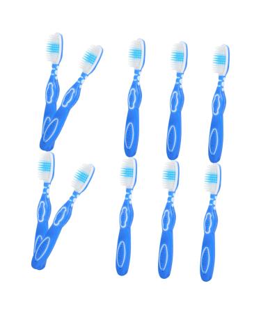 Dressoos 10 st prison toothbrush prison uses toothbrush little toothbrush prison toothbrush fingerprint safety toothbrush plastic travel short handle toothbrush bags