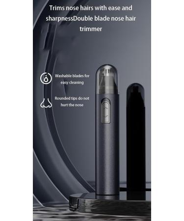 Buy Portable Nose Hair Trimmer - Cordless Battery-Powered 360 Beveled Blades for Snag-Free Ear & Nose Hair Removal - International Shipping Available - Buy Online on GoSupps.com