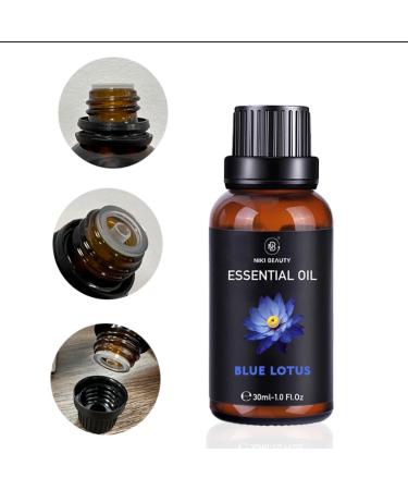 Blue Lotus Essential Oil - 100% Pure & Undiluted | Premium Aromatherapy Oil (1 oz | 30 ML) for Soaps Lotions & Candles - International Shipping Available - Buy Online on GoSupps.com
