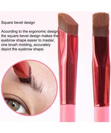 3Pcs Multi-Function Eyebrow Brush Set - Professional Three-Dimensional Concealer Makeup Brushes for Women and Girls - Red - Buy Online on GoSupps.com