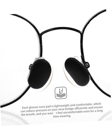 Shop Healeeved Myopia Frame Nose Pads - 60 Pairs of Replacement Gel Cushions for Glasses & Sunglasses | Durable Black Nose Pad Tool - Buy Online on GoSupps.com