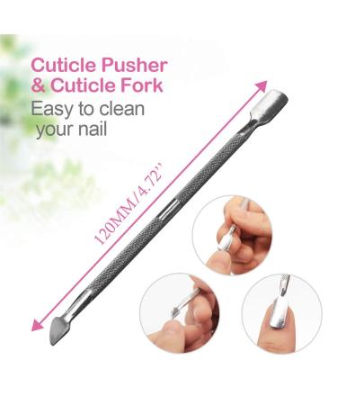 Synchain Professional Pedicure Kit - 22 in 1 Stainless Steel Foot File Scraper for Dead Skin Removal - Callus Remover & Nail Clipper Set - Foot Care Tool for Men and Women - Salon Quality at Home - Buy Online on GoSupps.com