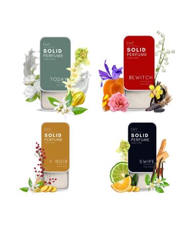 Pack of 4 Solid Perfumes for Women - Buy Online on GoSupps.com