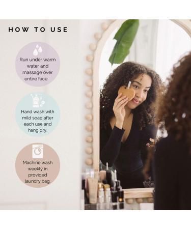 I Heart You Reusable Microfiber Makeup Remover Set - Eco-Friendly Washable & Perfect for All Skin Types | Shop Internationally - Buy Online on GoSupps.com